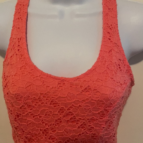 Jessica Simpson cute orange lace dress - Picture 2 of 3